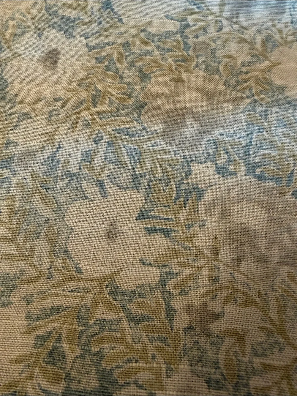 NWT set of 2 West Elm sage blue floral pillow cover 20”x20” - Picture 2 of 6